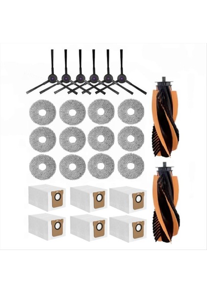 26 Adet Jonr P20 Pro/jonr T5 Pro Robotlu Süpürge Parçaları Yedek Ana Yan Fırça Paspas Bezi Toz Torbası (Yurt Dışından) indirimleri