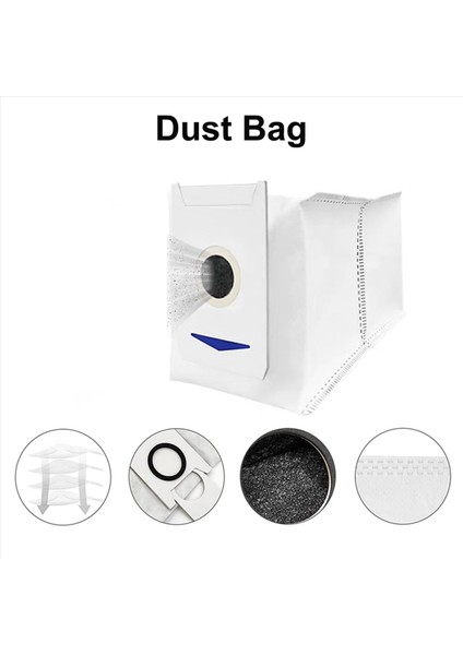 2 Takım Aksesuarları Ecovacs Deebot T30 OMNI/T30 Pro Omni Robotlu Süpürge Yan Fırça Hepa Filtre Paspas Bezi (Yurt Dışından) fırsatları