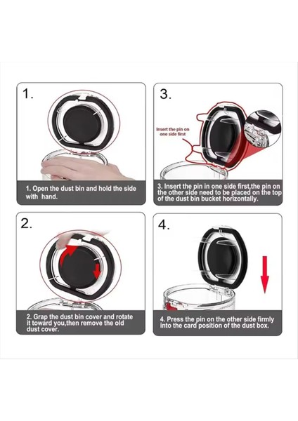 Toz Kupası Alt Kapak Dyson V6 DC58 DC59 DC62 DC74 El Akülü Elektrikli Süpürge Yedek Parça Toz Toplayıcı Kapağı (Yurt Dışından) indirimleri