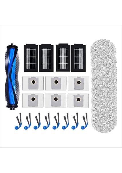 27 Adet Ecovacs Deebot T30C OMNI/T30C Pro Omni Yedek Parçalar Vakum Fırça Filtresi Toz Torbası Paspas Bezi (Yurt Dışından) fiyatları