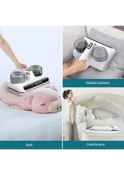 Yatak Süpürgesi Akülü El Tipi Yatak Süpürgesi 16KPA Emme Düşük Gürültü Filtreli Yatak Kanepeleri Halılar (Yurt Dışından) fırsatları