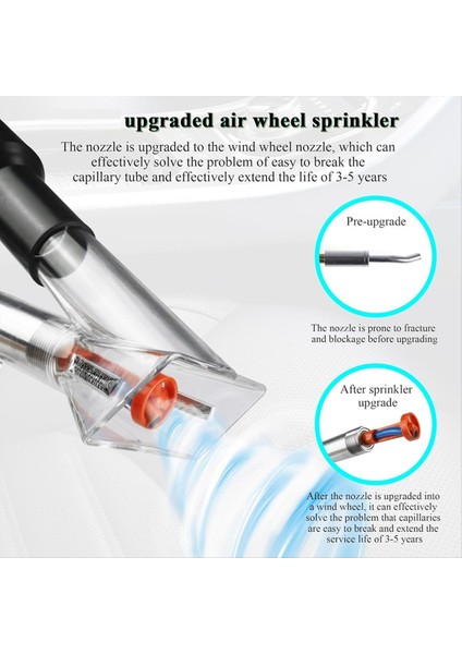 2ın1 Araba Iç Detaylandırma Hava Üfleme Tabancası ve Vakum Tabancası Ayarlanabilir Hava Akış Memesi ile Temizleme Tabancası Hızla Kir Püskürtür (Yurt Dışından) fırsatları