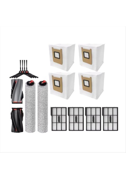 Eufy Omni E25/OMNI E28 Robotlu Süpürge Ana Yan Fırça Filtresi Toz Torbası Paspas (Yurt Dışından) fiyatları