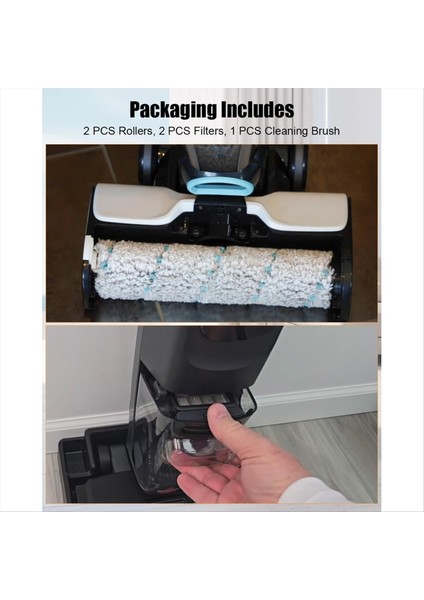 Bissell 3930F/3933/V2/3999Z Için Fırça Rulo Filtresi Değiştirme Kablosuz Çok Yüzey Sert Zemin Islak Kuru Vakum Süpürgeleri (Yurt Dışından) fırsatları