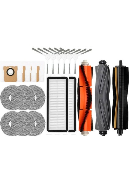 Dreame L20 ULTRA/L30 Aksesuarları Ana Yan Fırça Hepa Filtre Paspas Toz Torbaları Robotlu Süpürge Yedek Parçalar (Yurt Dışından) fiyatları