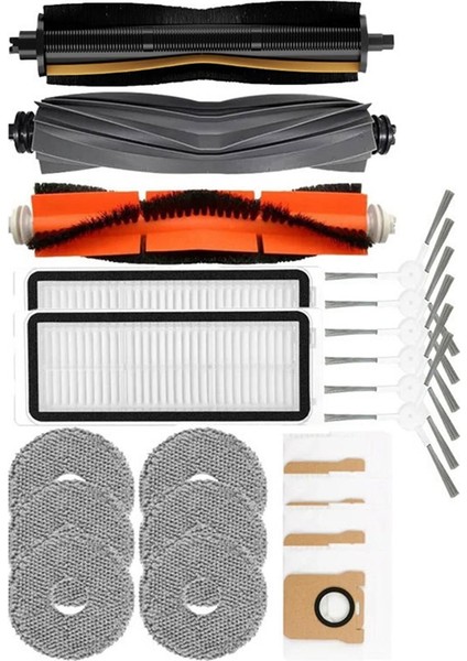 Dreame L20 ULTRA/L30 Aksesuarları Ana Yan Fırça Hepa Filtre Paspas Toz Torbaları Robotlu Süpürge Yedek Parçalar (Yurt Dışından) modelleri