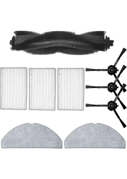 9 Adet Ilife V20 Robotlu Süpürge Yedek Parçalar Mian Fırça Hepa Filtre Yan Fırça Paspas Bezi (Yurt Dışından) fiyatları