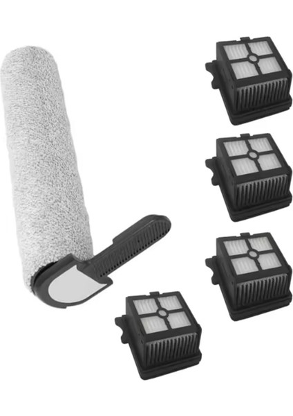 5 Adet Vakum Yumuşak Rulo Fırça Hepa Filtre Laresar M3 Islak ve Kuru Elektrikli Süpürge Yedek Parçalar Vakum Fırça Filtresi (Yurt Dışından)