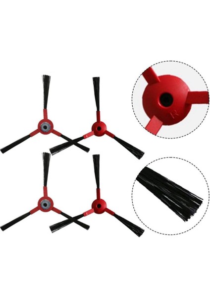 8 Adet Yan Fırça Yedek Parçalar Jıaweıshı D520/360 C50/AIRROBO P10/HAIER Hsr Elektrikli Süpürge Aksesuarları (Yurt Dışından) fırsatları