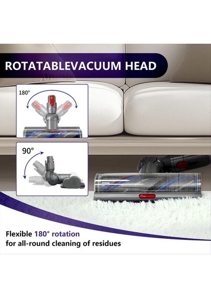 Yüksek Tork Yedek Kafa Dyson V10 V11 V15 Modelleri Akülü Elektrikli Süpürgeler Robotlu Süpürge Değiştirme (Yurt Dışından) modelleri