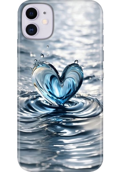 Apple iPhone 11 Kılıf Renkli Temalı iPhone 11 Silikon Aşkdamlası