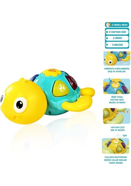 JLG-855-100A IŞIKLI VE MÜZİKLİ KAPLUMBAĞA -VRD fırsatları