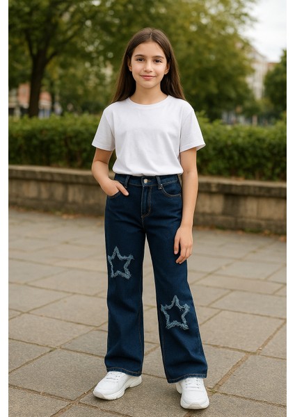 Kot Pantolon Yıldız Lı Likralı
