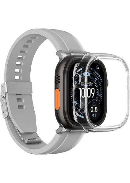 Watch Ultra 49MM Uyumlu Amazingthing Radix Minimal Fullguard Sert Pc Kasa ve Ekran Koruyucu Şeffaf fırsatları