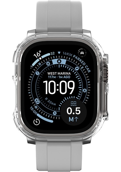 Watch Ultra 49MM Uyumlu Amazingthing Radix Minimal Fullguard Sert Pc Kasa ve Ekran Koruyucu Şeffaf indirimleri