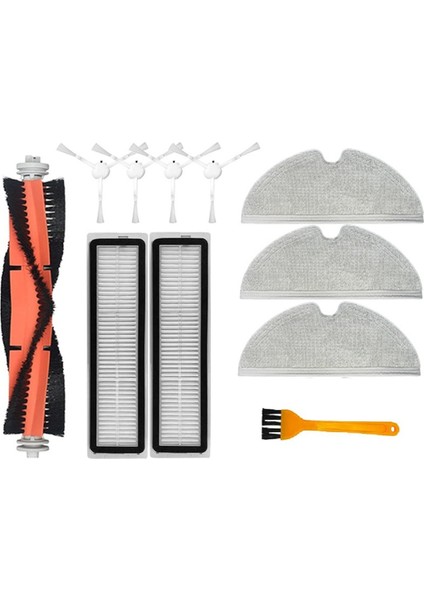 Dreame Için D9, D9 Max, L10 Pro Robot Vakum Yedek Parça Sarf Ana Yan Fırça Hepa Filtre Paspas Bezi (Yurt Dışından)