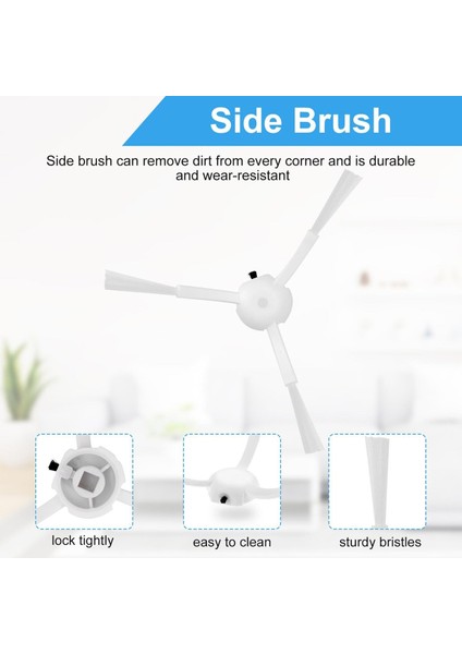 Dreame Için D9, D9 Max, L10 Pro Robot Vakum Yedek Parça Sarf Ana Yan Fırça Hepa Filtre Paspas Bezi (Yurt Dışından) modelleri