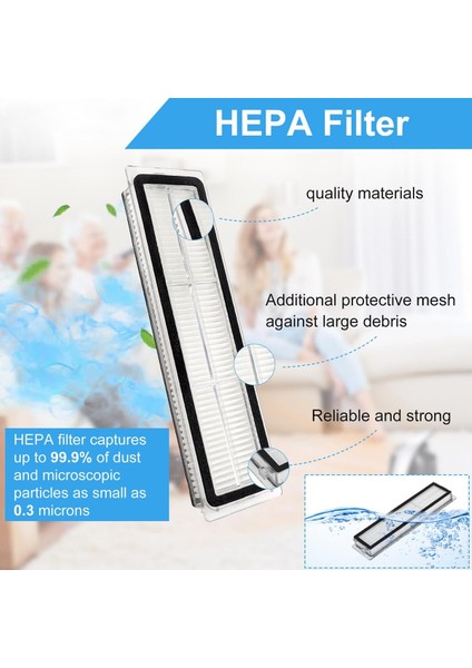 Dreame Için D9, D9 Max, L10 Pro Robot Vakum Yedek Parça Sarf Ana Yan Fırça Hepa Filtre Paspas Bezi (Yurt Dışından) indirimleri