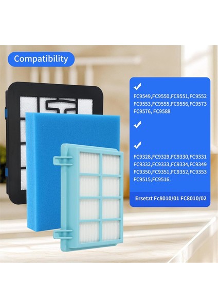 Filtreler Philips Güç Pro Kompakt / Powerpro Şehir / Powerpro Aktif, Elektrikli Süpürge Filtresi FC9331 / 09 FC9332 (Yurt Dışından) fiyatları