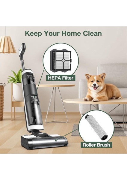 Rulo Fırça ve Hepa Filtre Seti Tineco Ifloor 3 / Zemin Bir S3 Akülü Elektrikli Süpürge Yedek Parçaları (Yurt Dışından) fiyatları