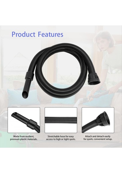 Yedek Hortum 32MM Uydurma 2.5 Metre Boru Ekleri Hortum Numatic Henry Hetty Hoover James Basıl Davıd NRV200 (Yurt Dışından) modelleri