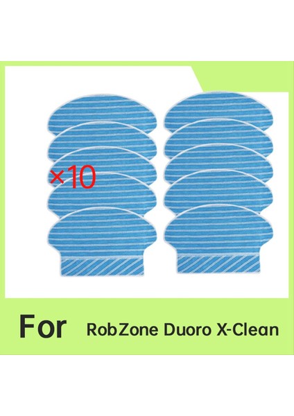 10 Adet Temizlik Bezi Robzone Duoro x Temiz Elektrikli Süpürge Aksesuarları Paspas Pedleri Yedek Yedek (Yurt Dışından) fiyatları