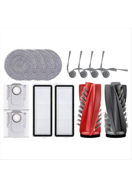 Roborock Qrevo 5AE Curv / S5X / 5A1 / 5xc / Curvo Vakum Parçası Ana Silindir Yan Fırçası Hepa Filtre Paspas Bezi Toz Torbası (Yurt Dışından) indirimleri
