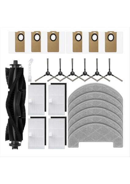 24 Adet Monsga Ms1 Max Elektrikli Süpürge Robot Ana Yan Fırça Paspas Filtre Toz Torbaları (Yurt Dışından) fiyatları