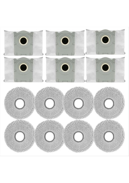 Ecovacs Için T50 Max / T50 Pro / T50 Omni / T50 Pro Omni / T50 Max Pro Omni Robotlu Süpürge Paspas Bezi Toz Torbaları Parçaları (Yurt Dışından) fiyatları