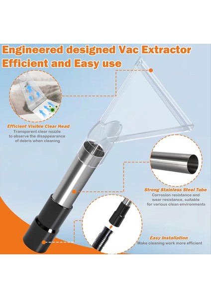 Evrensel Fit Tüm Mağaza Vakum Çıkarıcı Eki Kiti Islak / Kuru Vakum Halı Temizleme Için Döşeme ve Otomatik Detaylandırma (Yurt Dışından) fiyatları