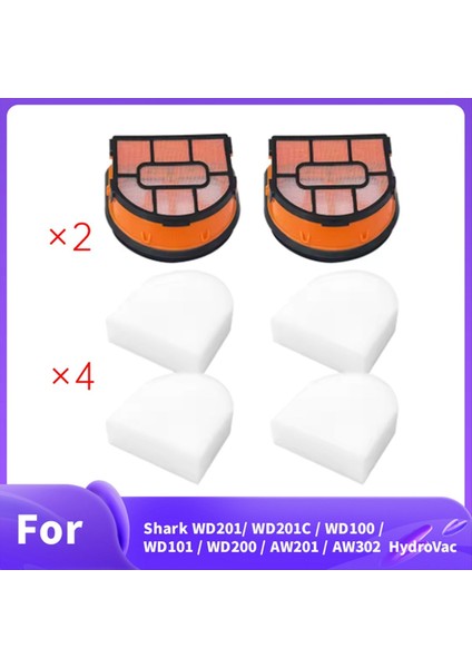 Köpekbalığı Için WD201/ WD201C / WD100 / WD101 / WD200 / AW201 / AW302 Hydrovac Elektrikli Süpürge Filtresi Çerçeve ve Filtre Pamuk (Yurt Dışından) fırsatları