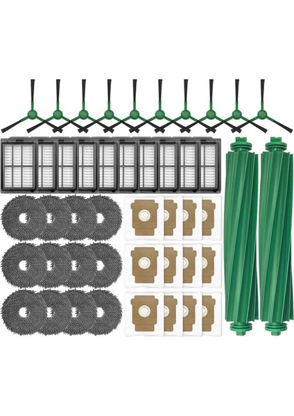 Irobot Roomba Için Artı 405 Combo / 505 Combo Vakum Parçaları Ana Yan Fırça Hepa Filtre Toz Torbası Paspas Bezi Aksesuarları (Yurt Dışından) fiyatları