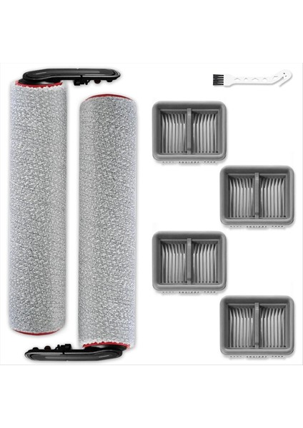 Fırça Rulo ve Hepa Yedek Filtre Için Dreame H15 Pro Isı Islak Kuru Vakum Aksesuarları (Yurt Dışından)