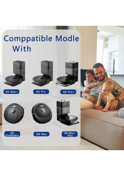 Yedek Aksesuarlar Kiti Roborock Q5 Max+/ Q5 Pro / Q5 Pro + / Q5 Duoroller+ / Q8 Max / Q8 Max + Artı Vakum Parçaları (Yurt Dışından) fırsatları