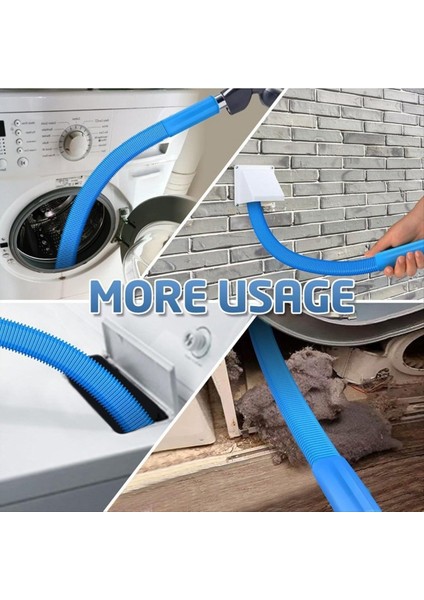 2 Adet Kurutma Havalandırma Temizleyici Kiti ile Uyumlu Tüm Elektrikli Süpürge Kurutma Makinesi Pamuklu Fırça ve Vakum Hortumu Eki (Yurt Dışından) fiyatları