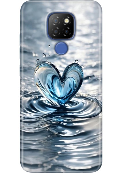 General Mobile Gm 20 Kılıf Desenli Silikon Case Uv Aşkdamlası