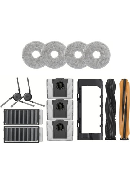 Için Dreame L40S Ultra Aksesuarları Dualroller Yan Fırça, Filtre, Paspas Bezi, Toz Torbası L50 Ultra Elektrikli Süpürge Yedek Parçaları (Yurt Dışından) fiyatları