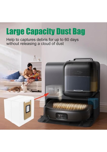 Vakum Aksesuarları Kiti Eufy E25 / E28 Omnı Robot Vakumlu Rulo Fırça Hepa Filtre Rulo Bez Yan Fırça (Yurt Dışından) fiyatları