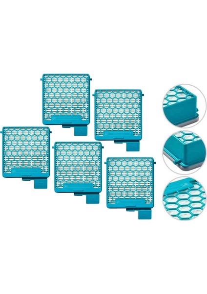 5 Adet Filtre Miele Boost Cx1 Elektrikli Süpürge Yedek Parçaları Vakum Airclean Filtresi Sf-Hy 60 Ince Toz Hijyen Filtresi (Yurt Dışından) fırsatları