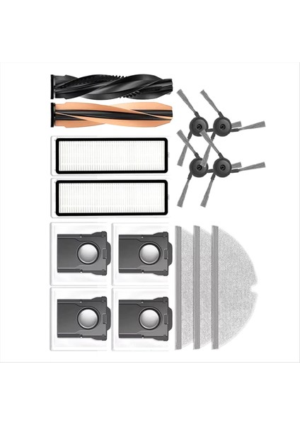 Için Dreame D20 Pro Artı / Dreame D20 Pro Vakum Parçaları Ana Yan Fırça Paspas Bezi Hepa Filtre Aksesuarları (Yurt Dışından) modelleri