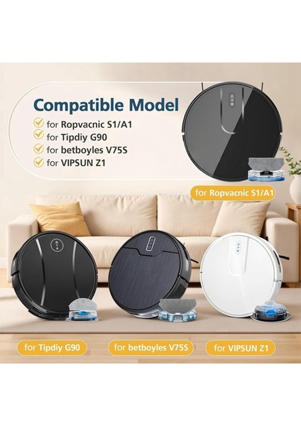 Filtreler Fırçalar Paspas Pedleri Için Ropvacnic S1 A1 Için Tıpdıy G90 Için Vıpsun Z1 Için Betboyles V75S Robot Vakum Aksesuarı (Yurt Dışından) fiyatları