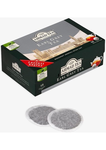 Earl Grey Demlik Poşet Çay 3.2gr 48li modelleri