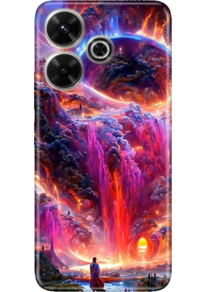 Xiaomi Redmi 13 4g Kılıf Renkli Tpu Baskı Ermer Silikon Gizemliülke