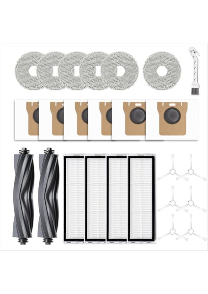 Yedek Parçalar Dreame L10S Ultra / L10 Ultra Elektrikli Süpürge Aksesuarları Kiti, Ana Fırça, Filtreler, Paspas Pedleri, Toz Torbaları (Yurt Dışından)
