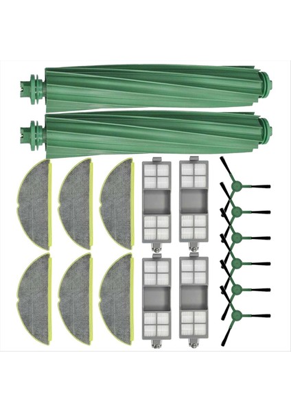 18 Adet Irobot Roomba 205 Için Toz Kompaktör Vakum Robotlu Süpürge Parçaları Ana Yan Fırça Hepa Filtreleri Paspas Pedleri (Yurt Dışından) fiyatları