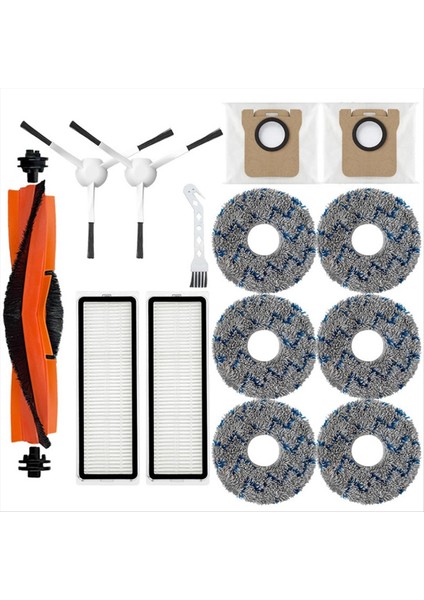 Değiştirme Için Xiaomi Robot Vakum X20 Artı Aksesuarları Elektrikli Süpürge Yedek Parçaları Ana Fırça Hepa Filtre Paspas Bezi (Yurt Dışından)