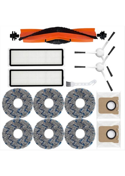 Değiştirme Için Xiaomi Robot Vakum X20 Artı Aksesuarları Elektrikli Süpürge Yedek Parçaları Ana Fırça Hepa Filtre Paspas Bezi (Yurt Dışından) modelleri