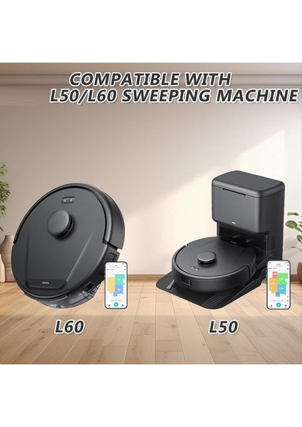 Yedek Parçalar Eufy L60 / L60 Ses / L50 / L50 Ses Robotlu Süpürge Ana Yan Fırçası Hepa Filtre Toz Torbaları (Yurt Dışından) modelleri