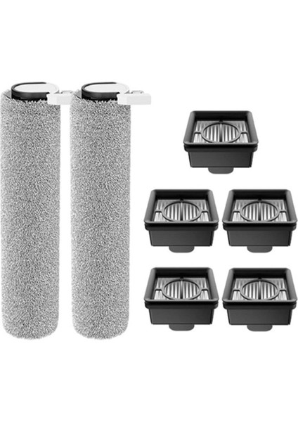 Rulo Fırça ve Hepa Filtre Xiaomi Truclean W20 / 2c / 4c / 2 Lite Islak Kuru Vakum Yedek Parça Vakum Fırça Filtresi (Yurt Dışından)