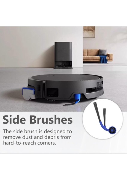 Yan Fırça Değiştirme Ecovacs Deebot Için T80 Omnı Robotlu Süpürge Aksesuarları (Yurt Dışından) fiyatları